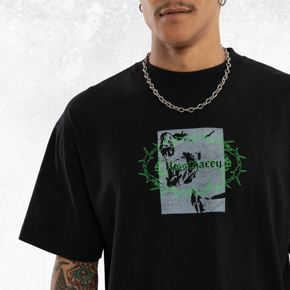 Kiss Chacey Sunset Street Tee Anthracite Black 3
