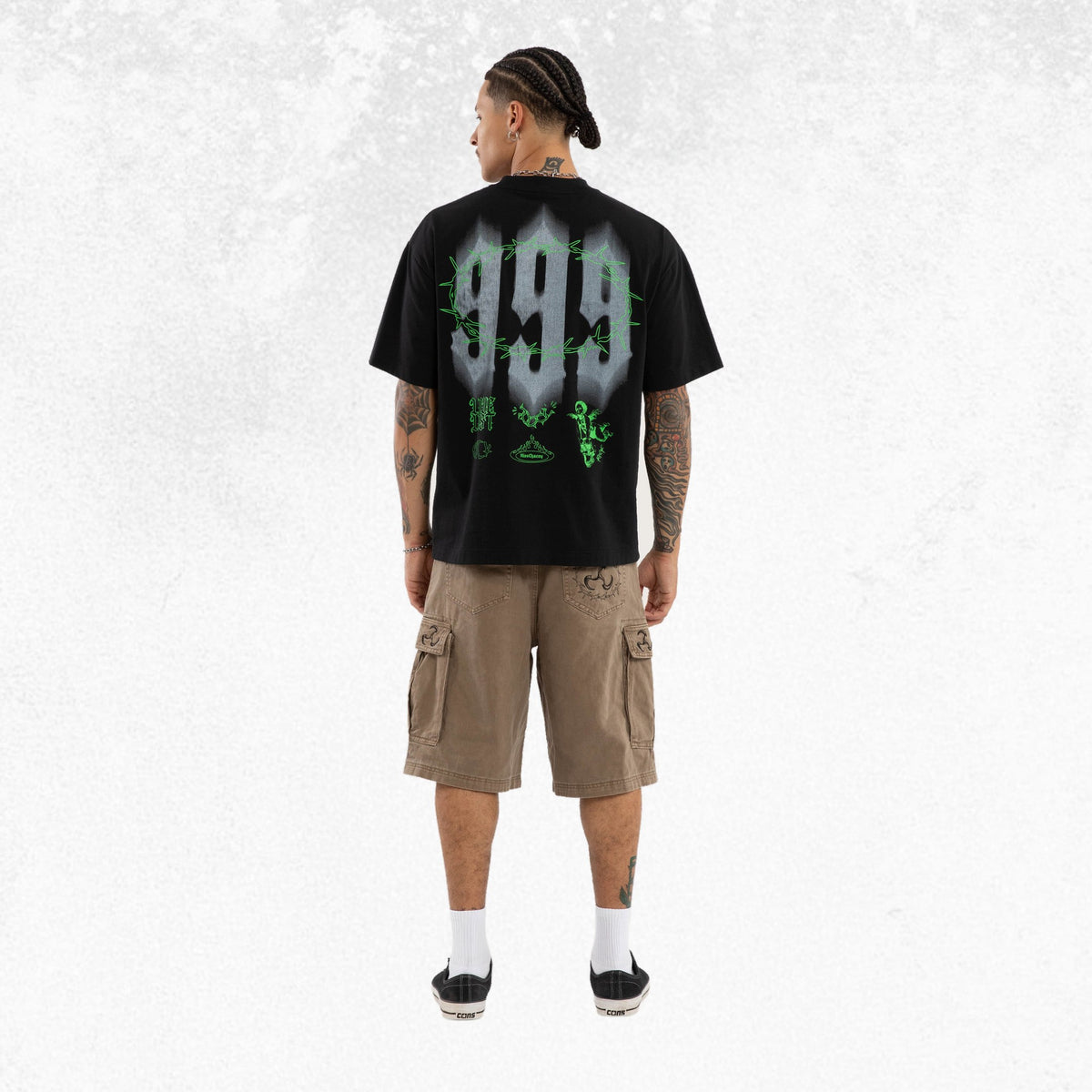 Kiss Chacey Sunset Street Tee Anthracite Black 4