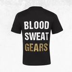 Mack Cotton Crew Neck Short Sleeve T-Shirt - Blood Sweat Gears