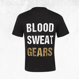 Mack Cotton Crew Neck Short Sleeve T-Shirt - Blood Sweat Gears