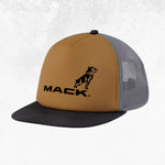 Mack Firm Flat Brim Foam Tri Colour Trucker