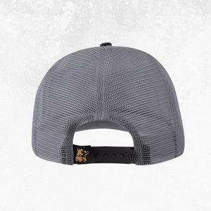 Mack Firm Flat Brim Foam Tri Colour Trucker