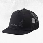 Mack Flat Brim Black on Black Trucker Cap
