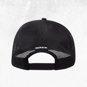 Mack Flat Brim Black on Black Trucker Cap