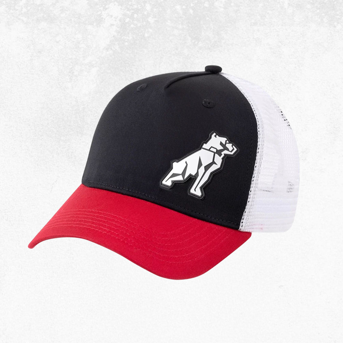 Mack Tri Colour Curved Brim Trucker Cap