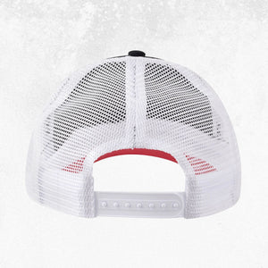 Mack Tri Colour Curved Brim Trucker Cap