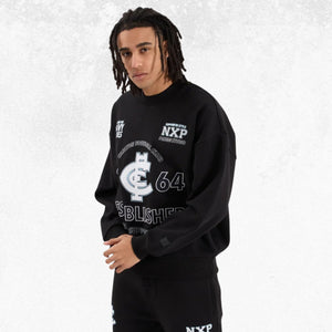 NXP AFL Carlton Blues Box Fit Sweater
