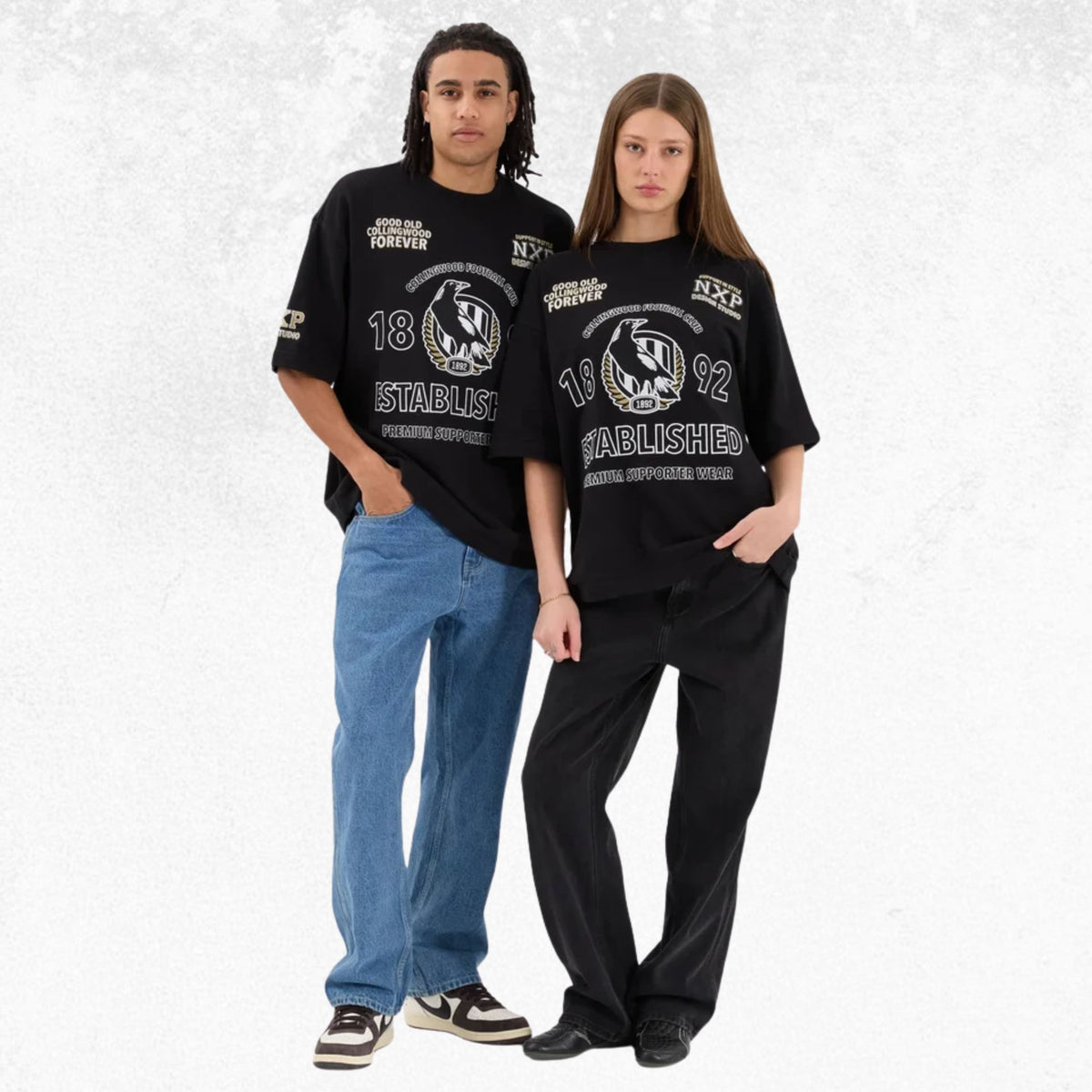 NXP AFL Collingwood Mega Loop Back Tee