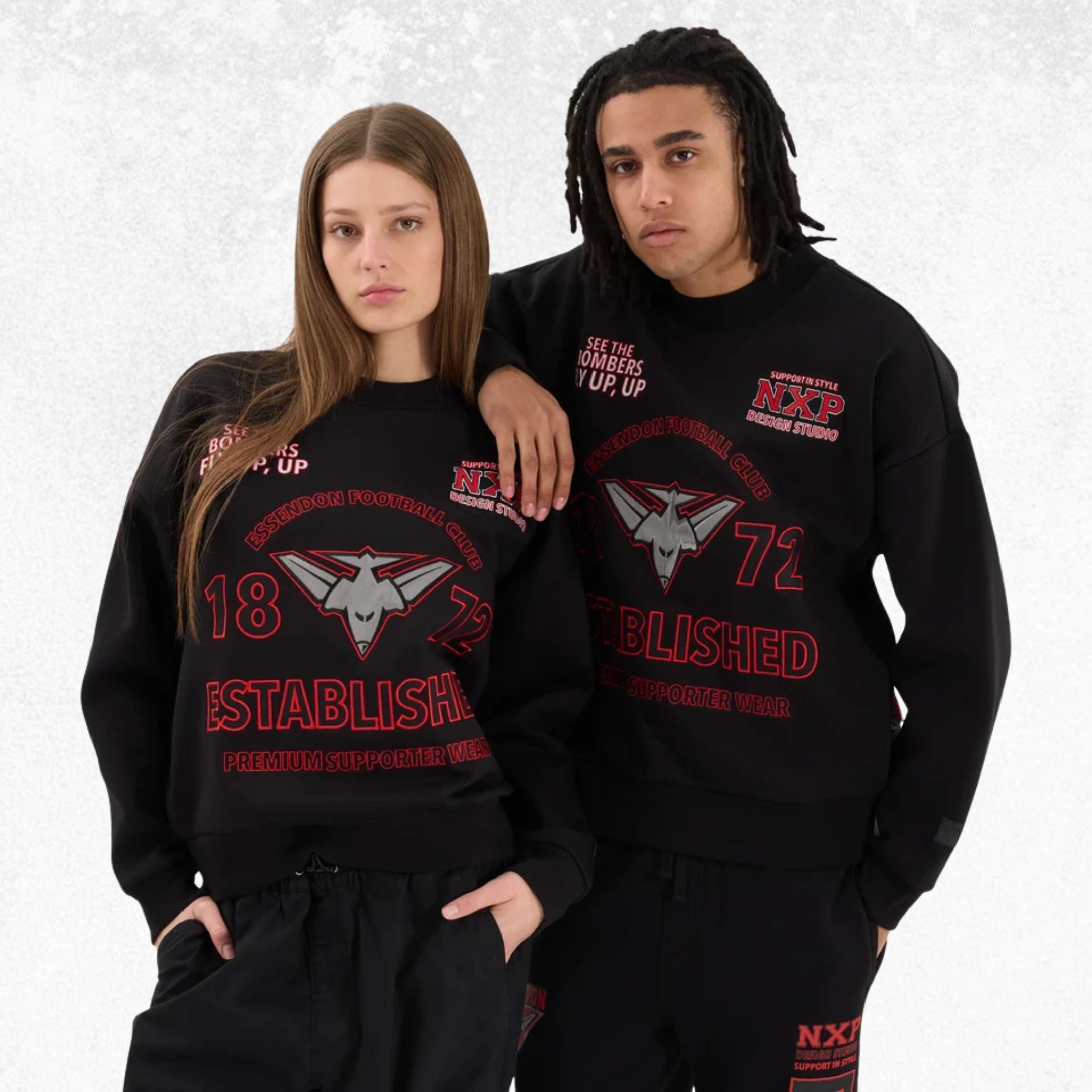 NXP AFL Essendon Bombers AFL Box Fit Sweater