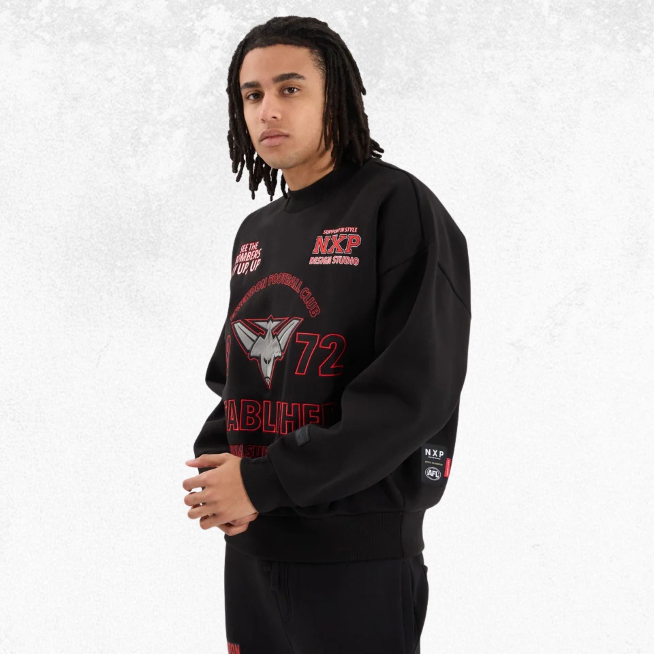 NXP AFL Essendon Bombers AFL Box Fit Sweater