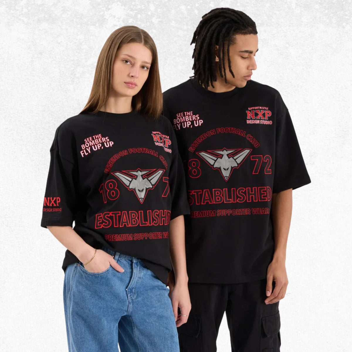 NXP Essendon Bombers AFL Mega Loopback Tee