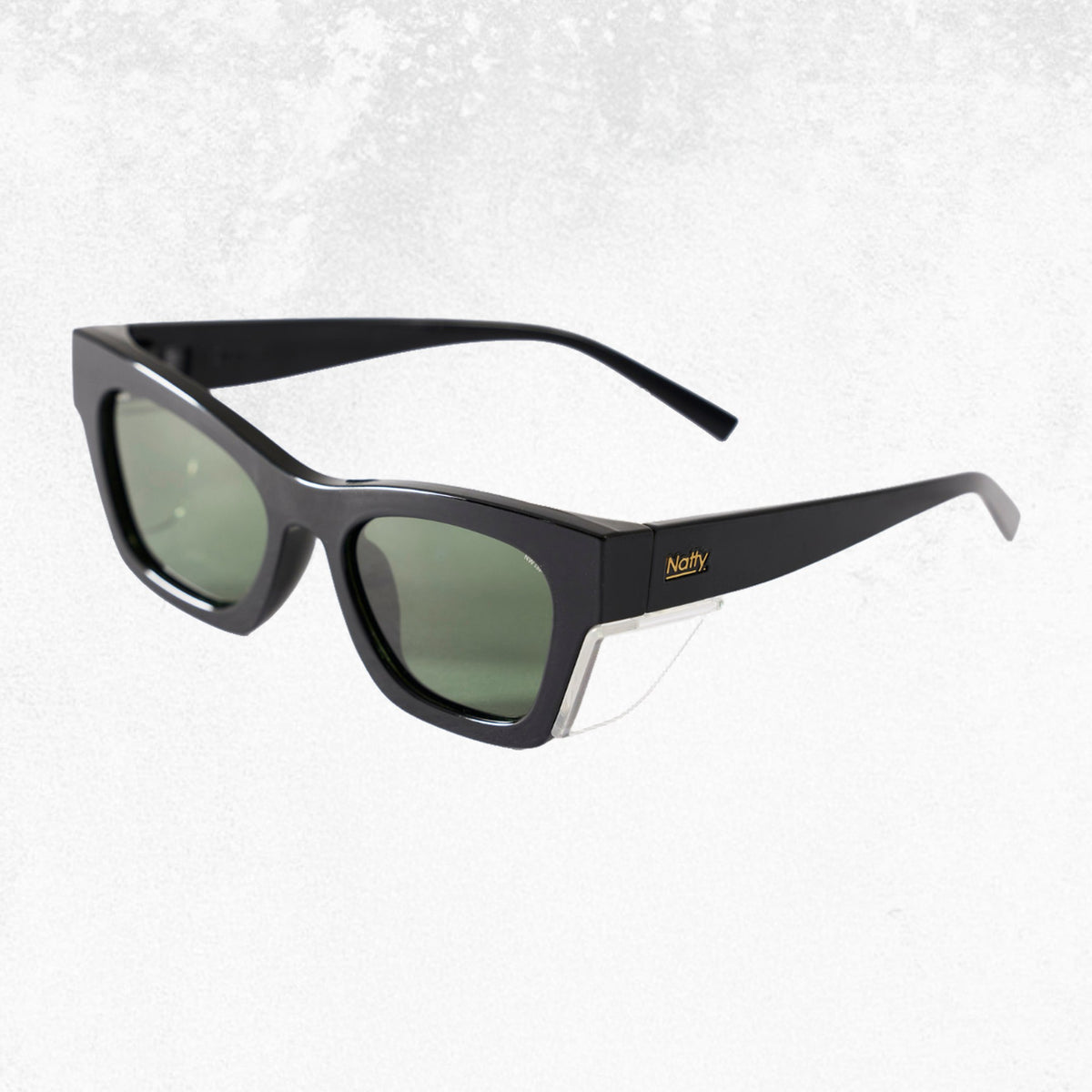 Natty Workwear Browse Safety Glasses Black Polarised 1