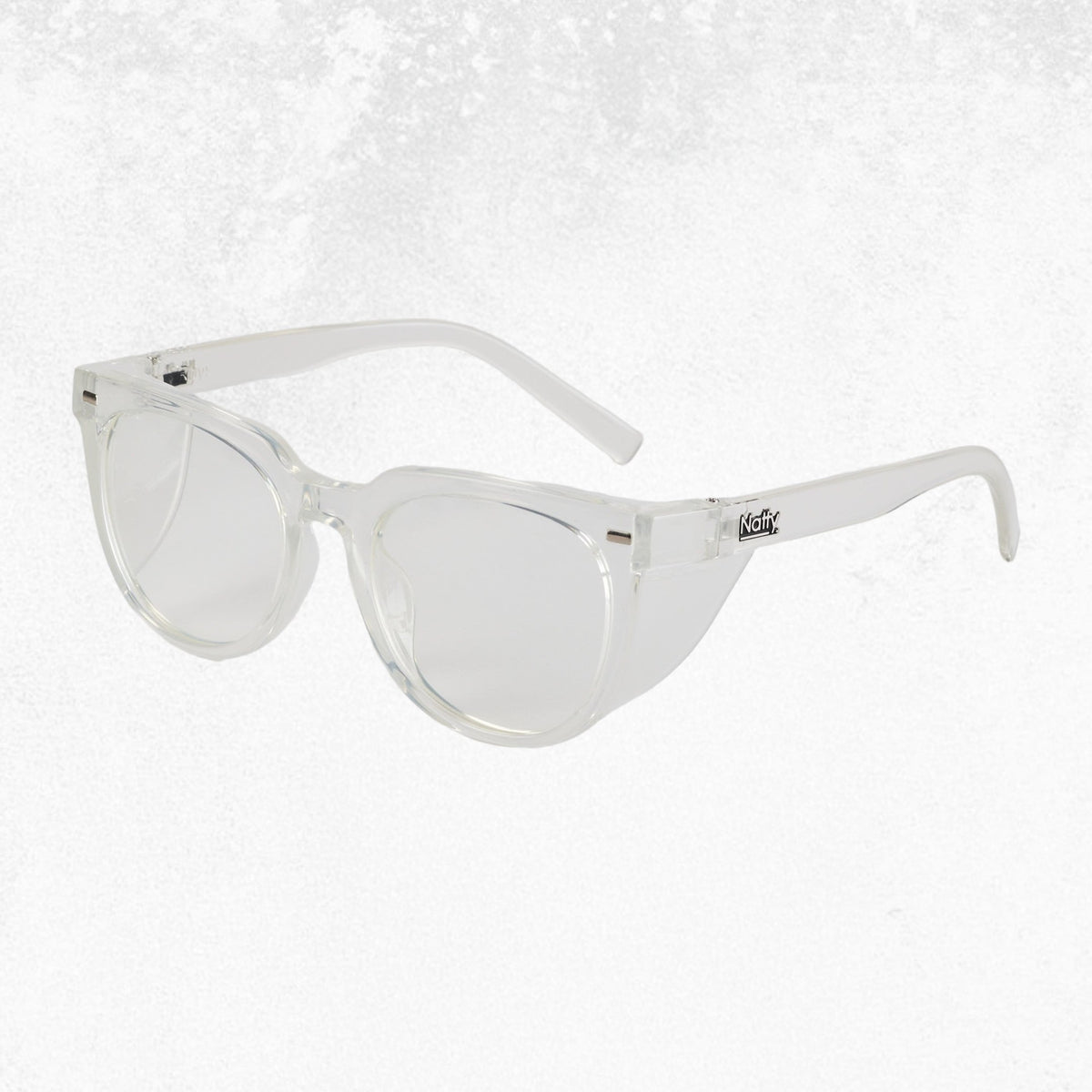 Natty Workwear Clear Roys Safety Glasses Clear 1