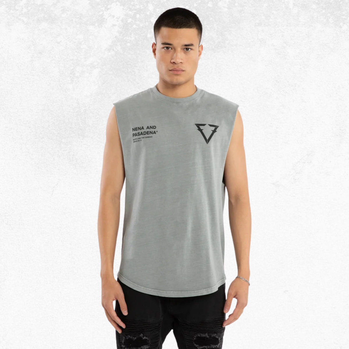 Nena & Pasadena Cordier Dual Curved Muscle Tee