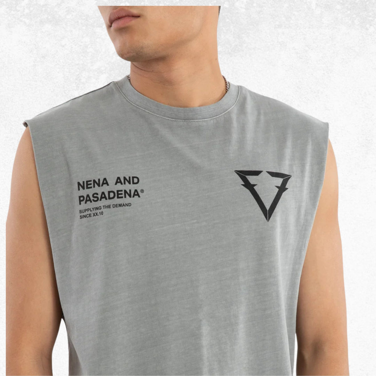 Nena & Pasadena Cordier Dual Curved Muscle Tee
