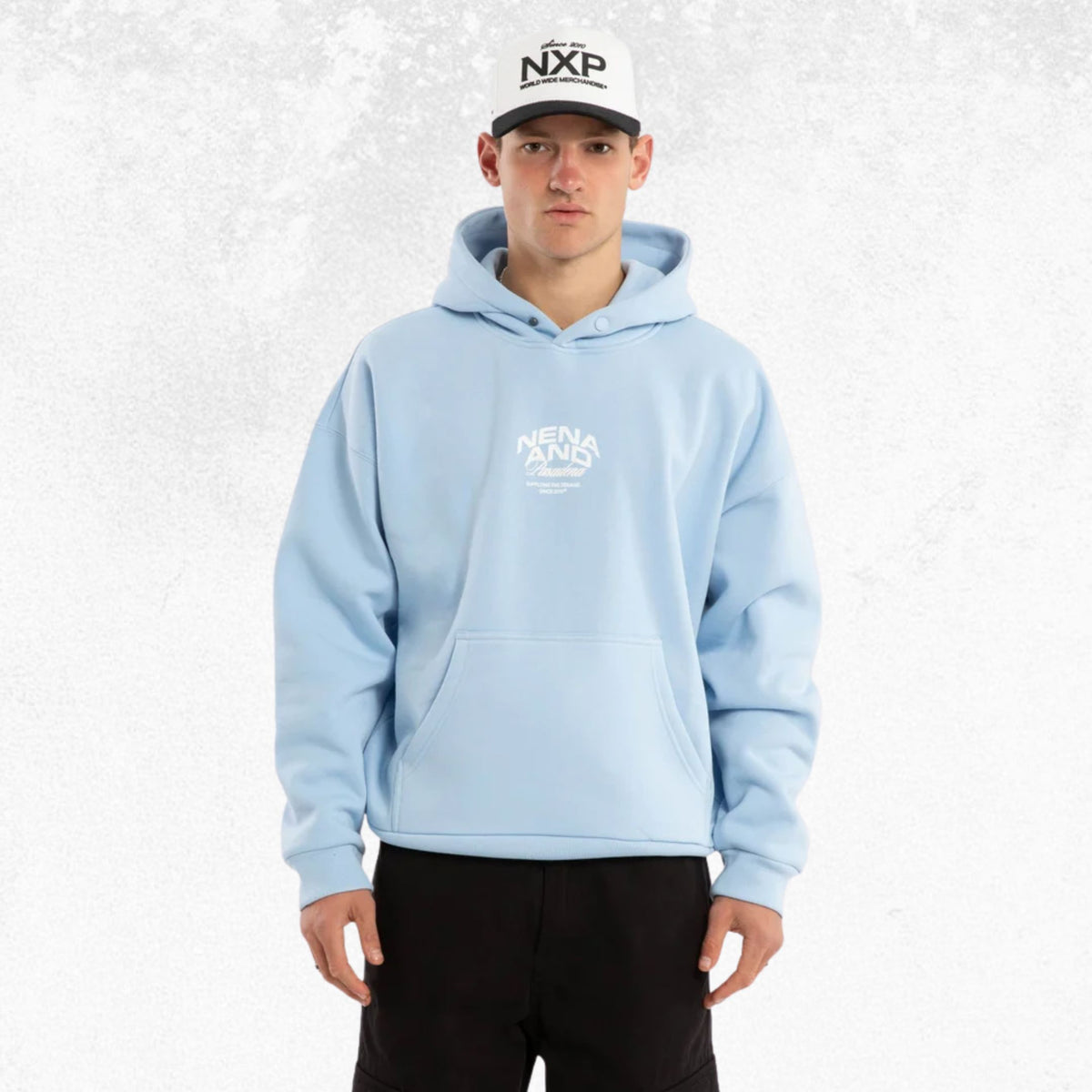 Nena & Pasadena Eclipse Box Fit Hoodie