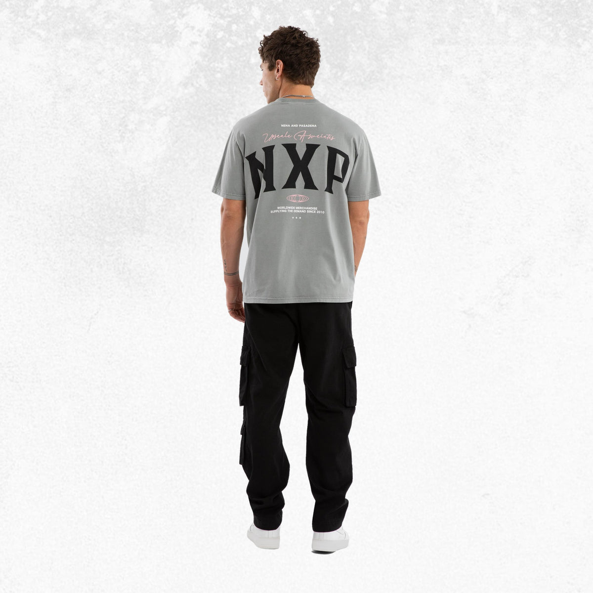 Nena & Pasadena Chronos Classic Tee Neutral Grey 4