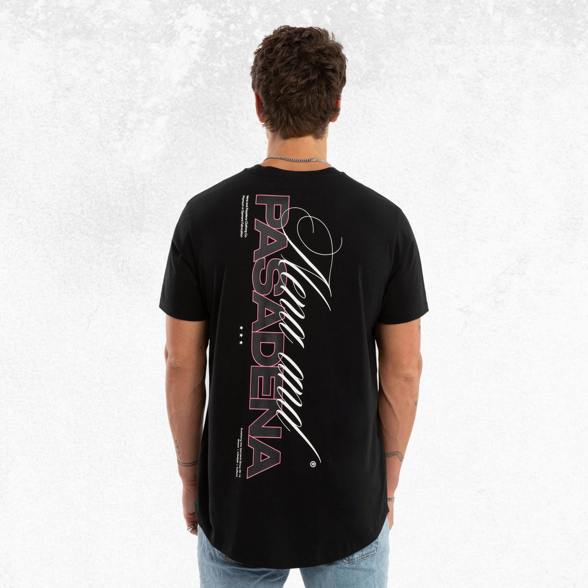 Nena & Pasadena Crimson Dual Curved Tee Pitch Black 2