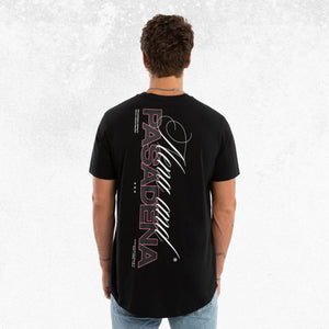 Nena & Pasadena Crimson Dual Curved Tee Pitch Black 2