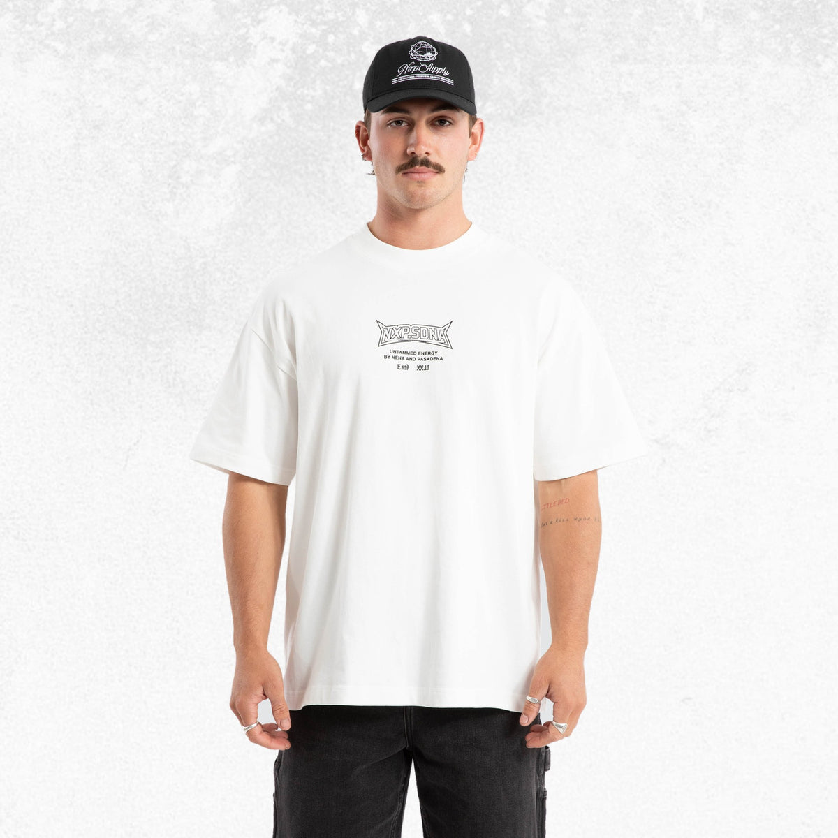 Nena & Pasadena Grand Raptor Tee Natural White 1