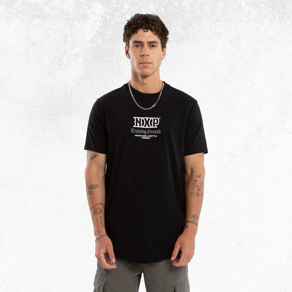 Nena & Pasadena Koralyx Dual Curved Tee Jet Black 1