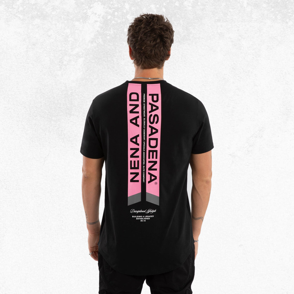 Nena & Pasadena Lysis Dual Curved Tee Jet Black 2