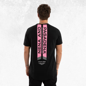 Nena & Pasadena Lysis Dual Curved Tee Jet Black 2
