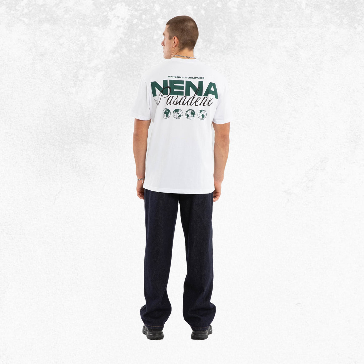 Nena & Pasadena Weekend Relaxed Tee Optical White 4