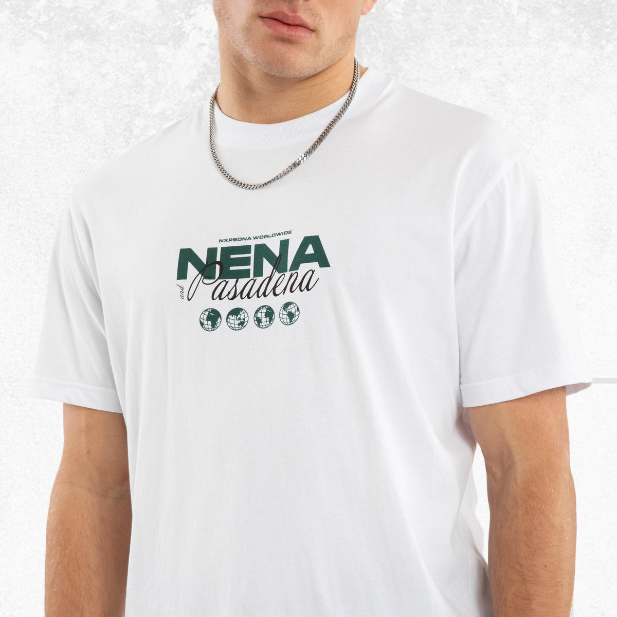 Nena & Pasadena Weekend Relaxed Tee Optical White 5