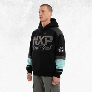 Nena & Pasadena Wordly Relaxed Hoodie Jet Black 2