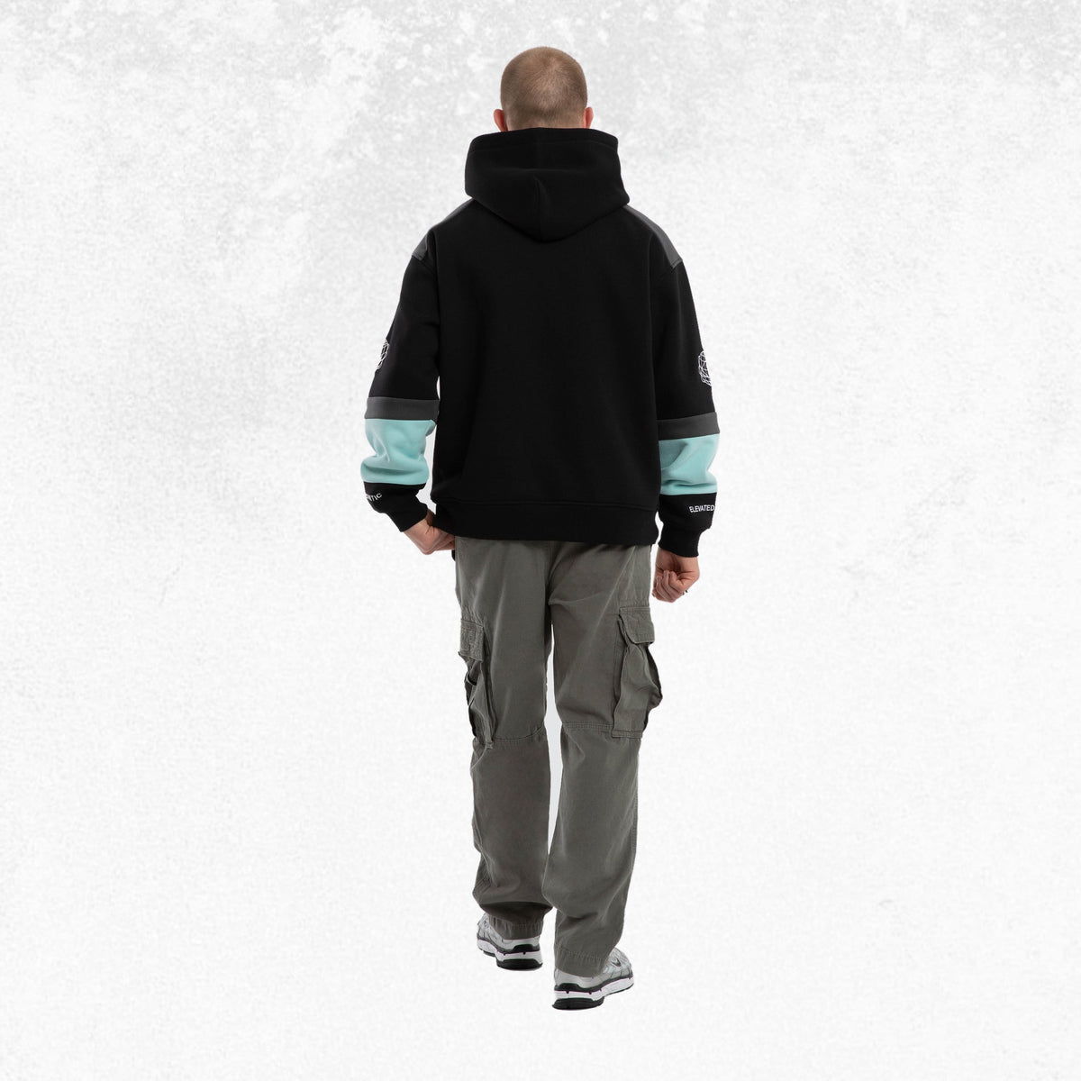 Nena & Pasadena Wordly Relaxed Hoodie Jet Black 3