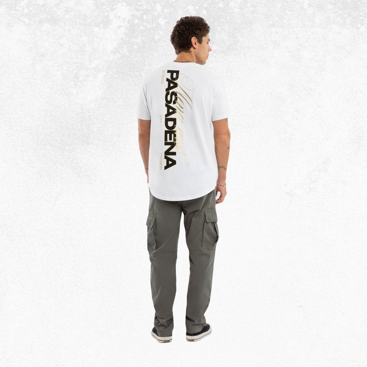 Nena & Pasadena Zenovar Dual Curved Tee Optical White 4