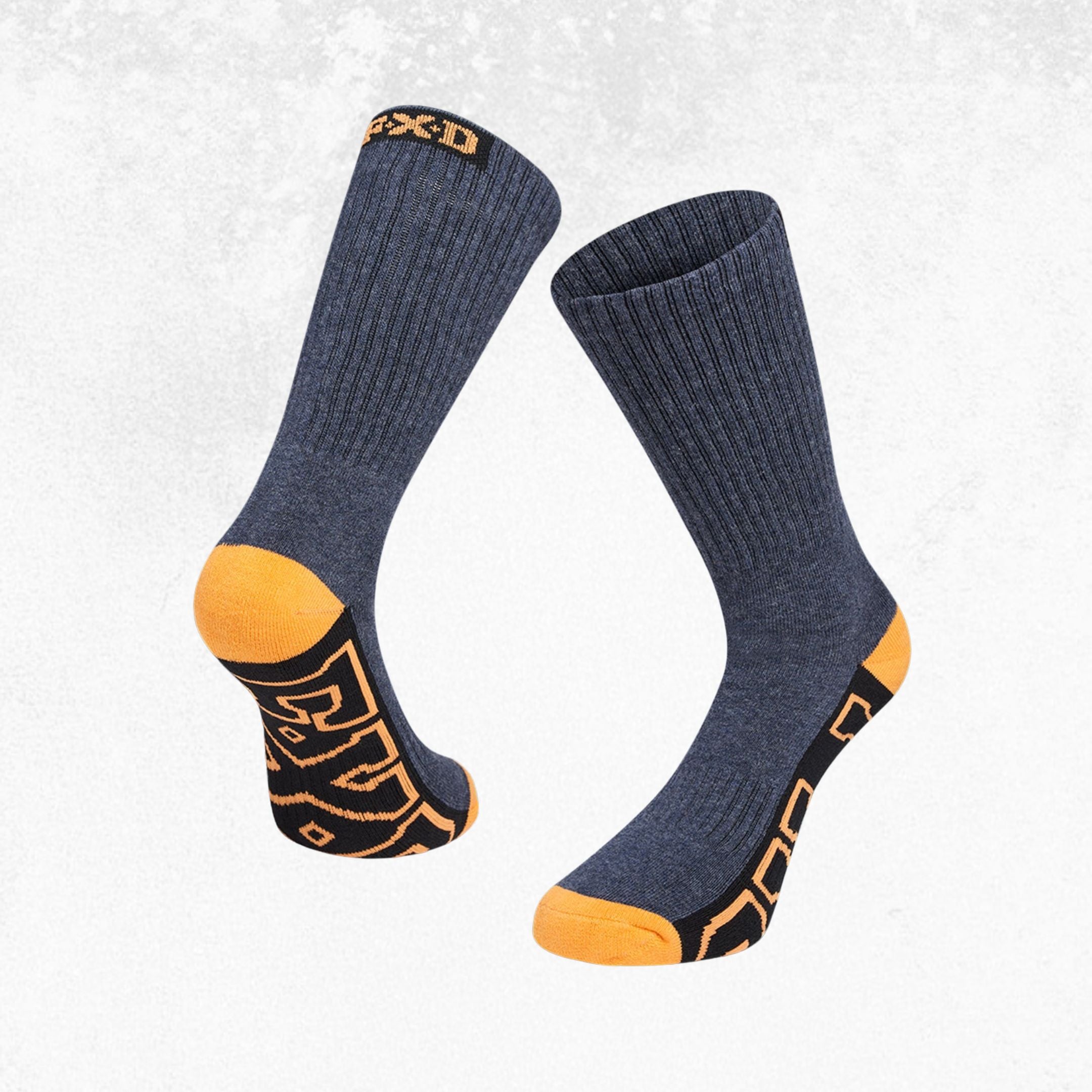 SK◆1 Jersey Knit Work Socks Multi Colour 5 Pack