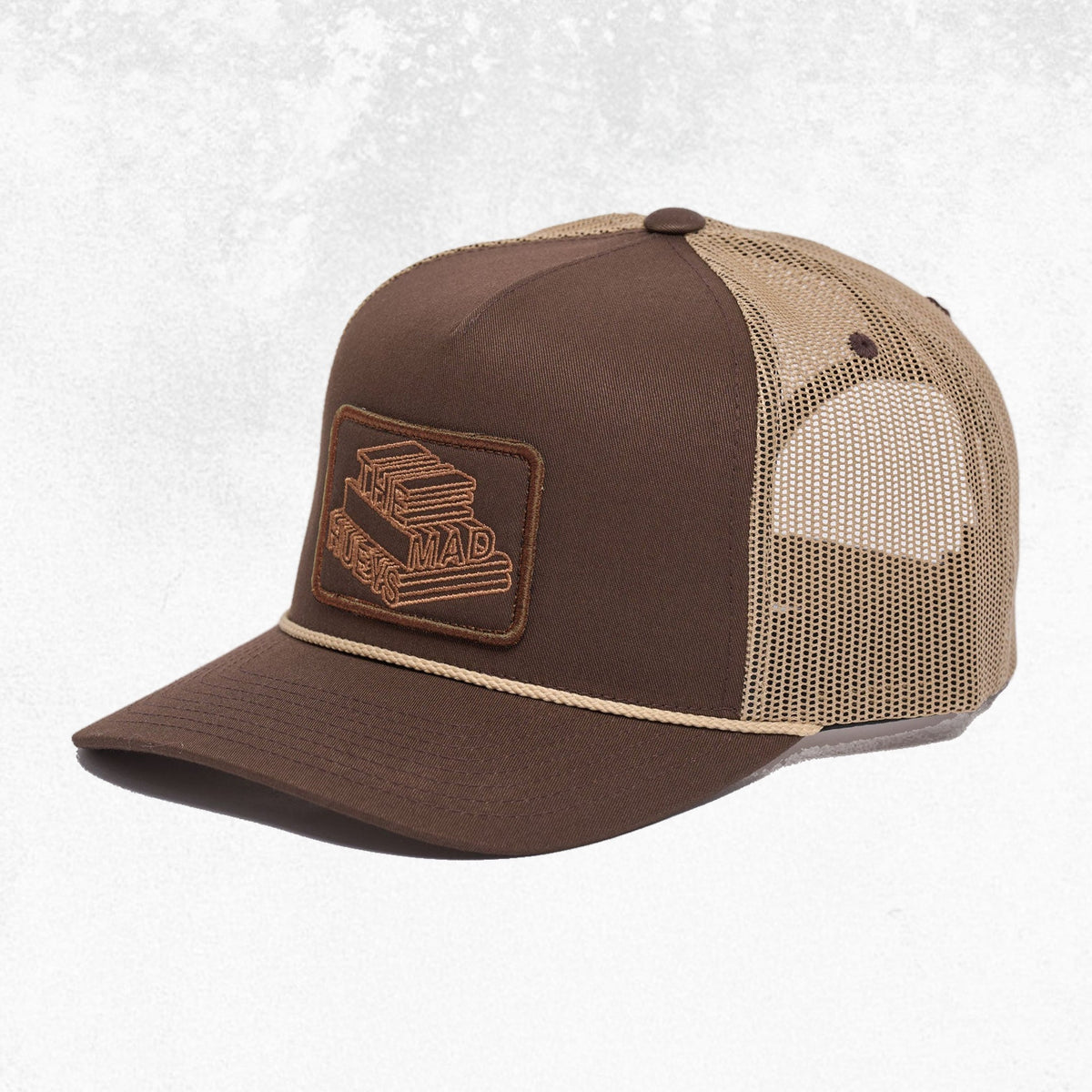 The Mad Hueys Hueys Letter Twill Trucker Default 1