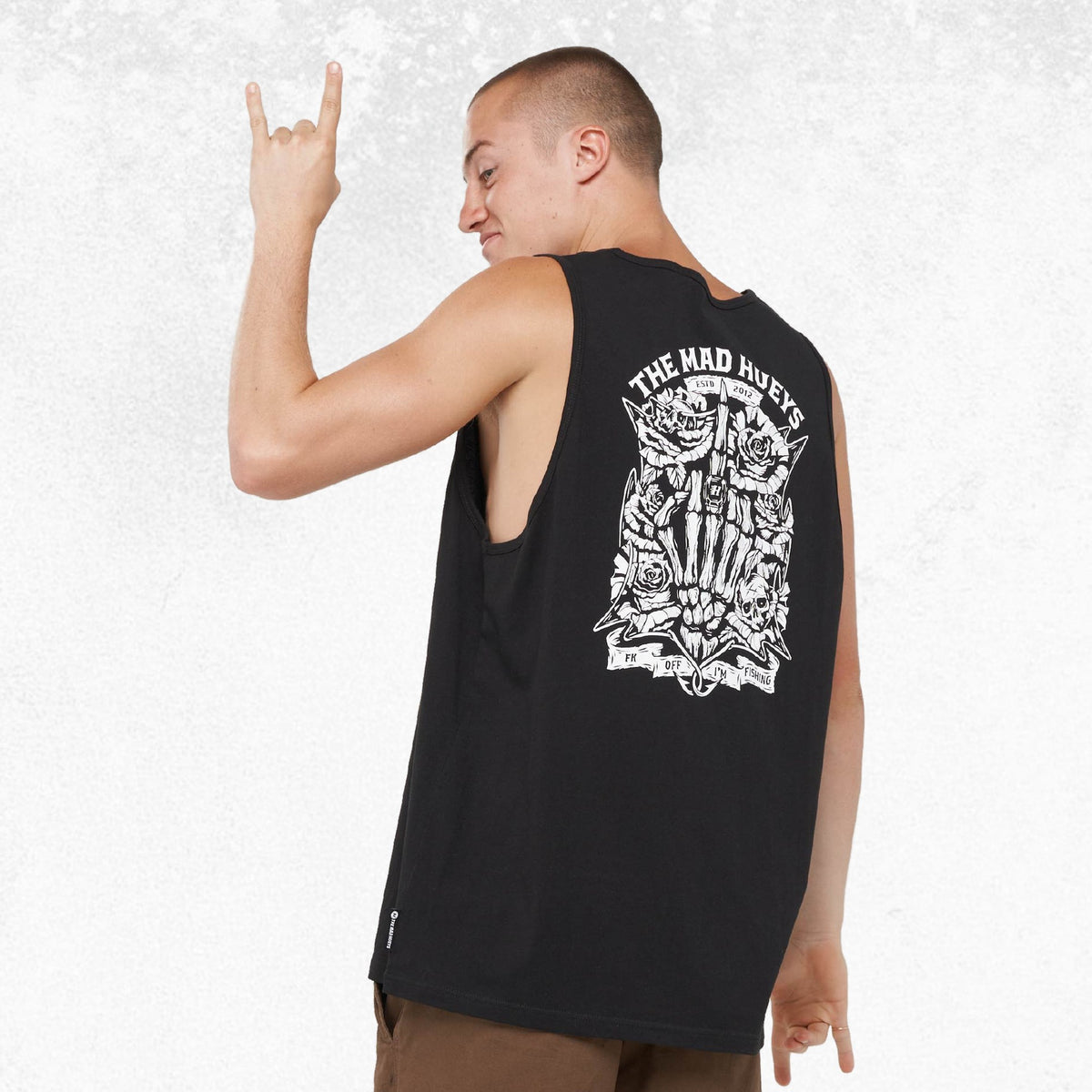 The Mad Hueys Shield FK Off Tank Black 1