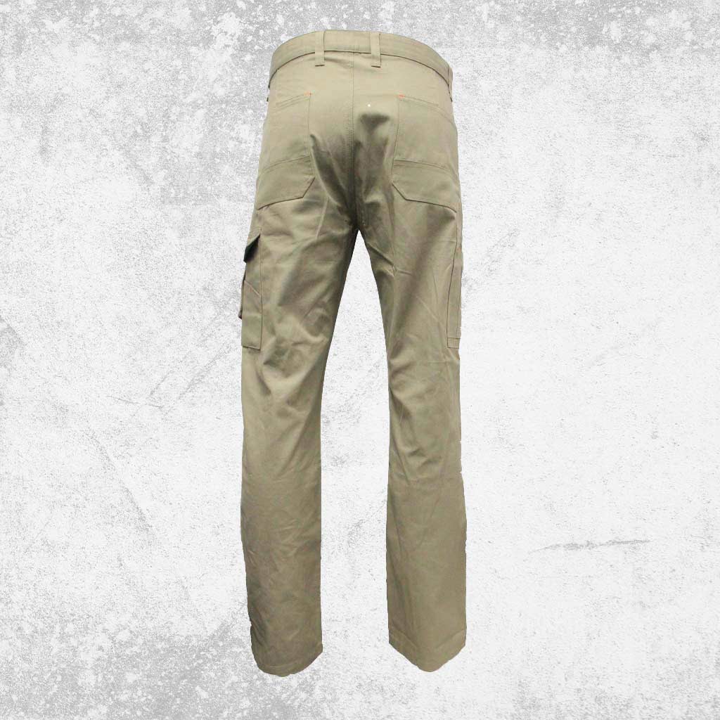Tough Inc Cotton Canvas Work Pants Khaki