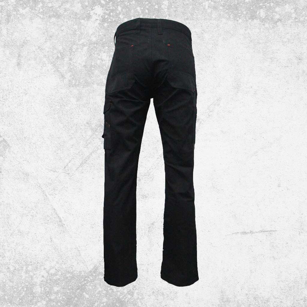 Tough Inc Cotton Canvas Work Pants Black