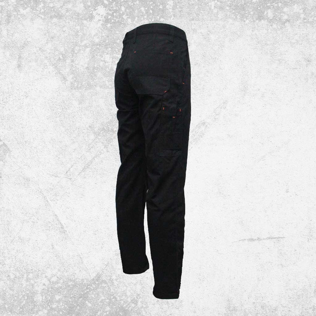 Tough Inc Cotton Canvas Work Pants Black