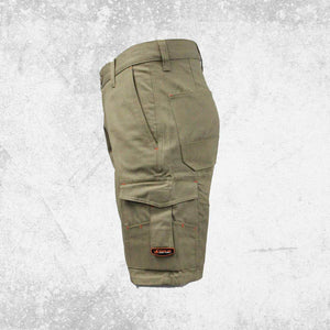 Tough Inc Cotton Canvas Work Short Khaki