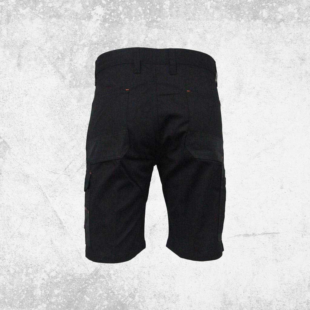 Tough Inc Cotton Canvas Work Short Black