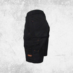 Tough Inc Cotton Canvas Work Short Black
