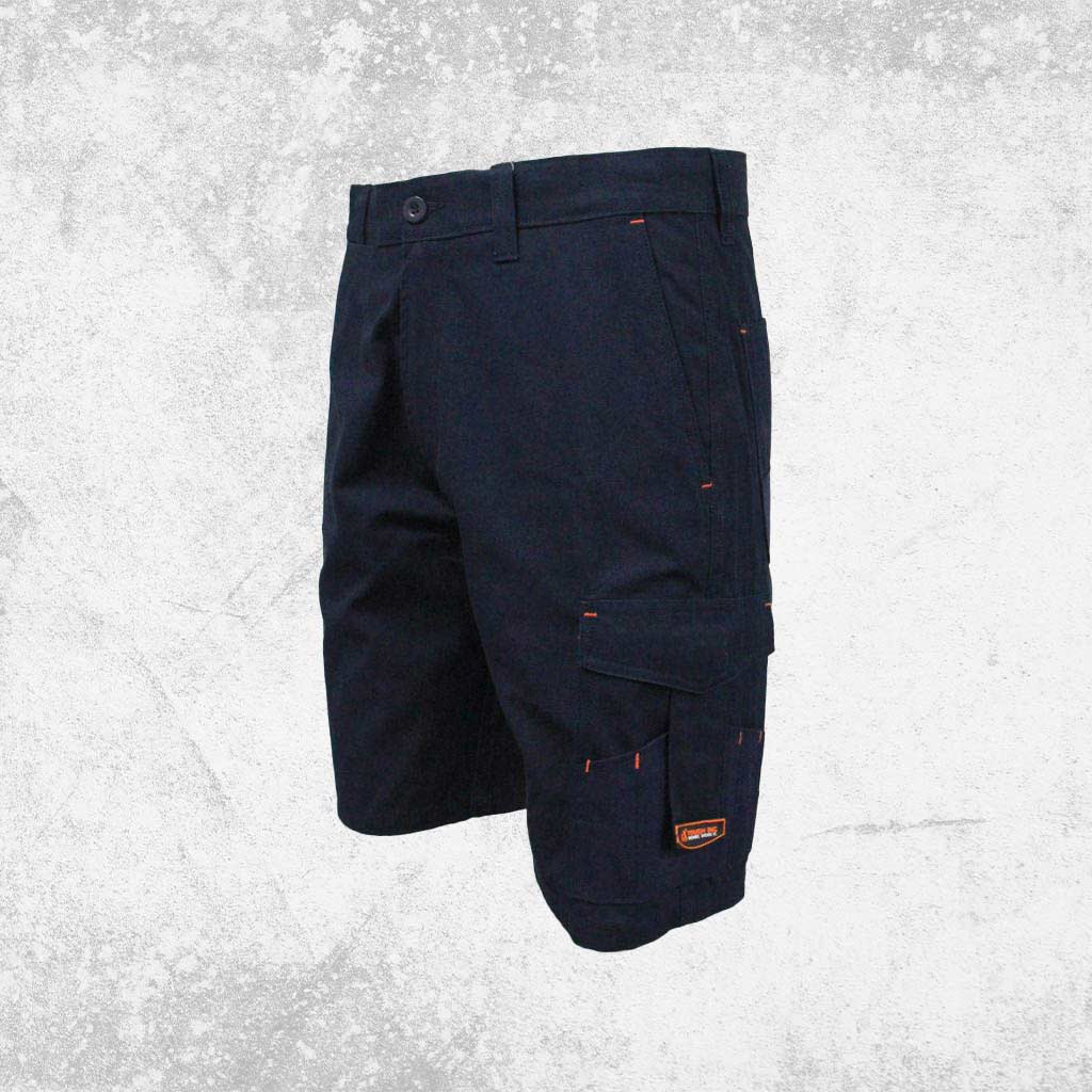 Tough Inc Cotton Canvas Work Short Navy