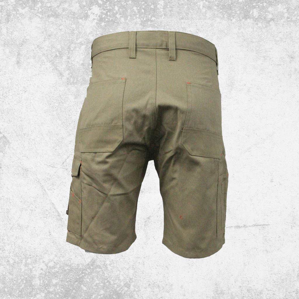 Tough Inc Cotton Canvas Work Short Khaki