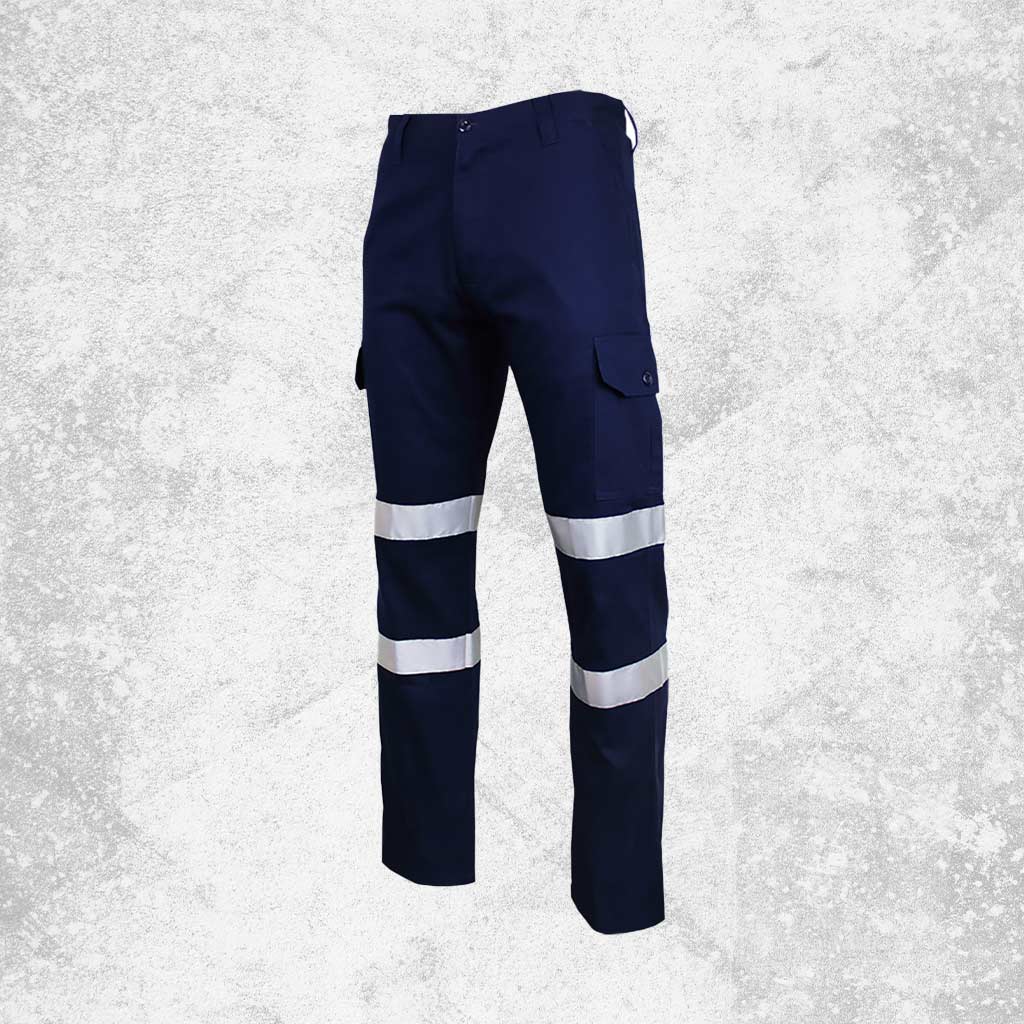 Tough Inc Drill Cargo Reflective Work Pants