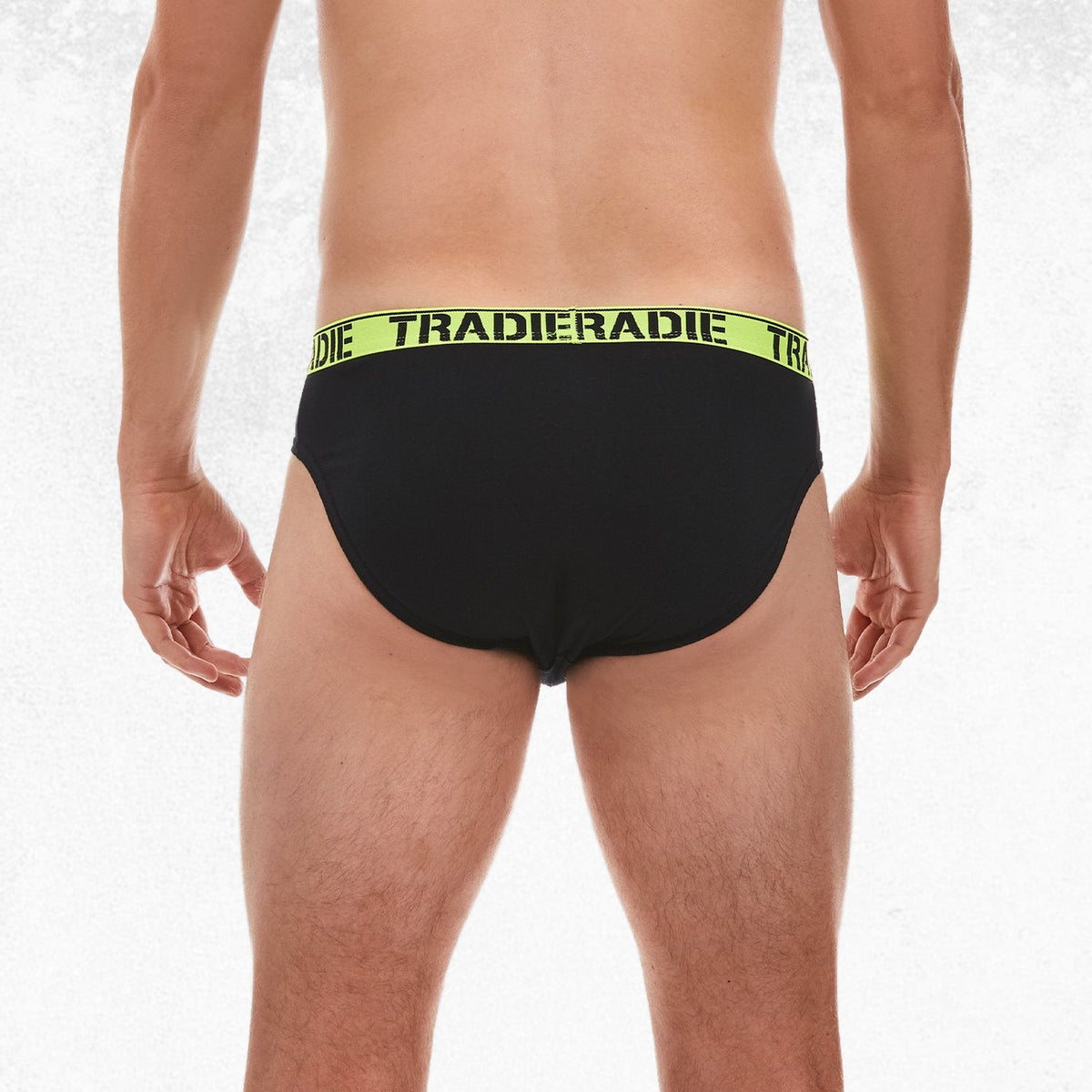 Tradie 4pk Brief Black Pack 4
