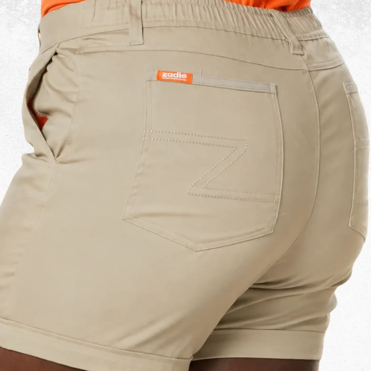 Zadie Middy Mid-Rise Shorts