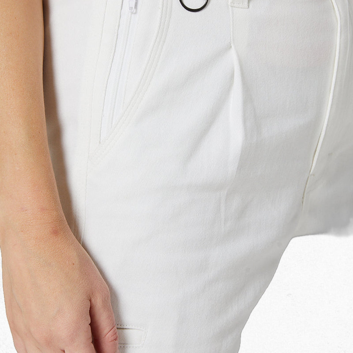 Zadie Workz High Waisted Pants White 5