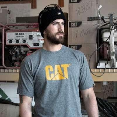 CAT TM Logo Tees Mancave Workwear CAT TM Logo Tees Mancave Workwear