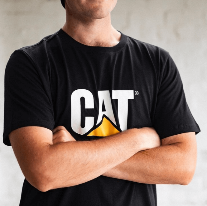 CAT TM Logo Tees Mancave Workwear CAT TM Logo Tees Mancave Workwear