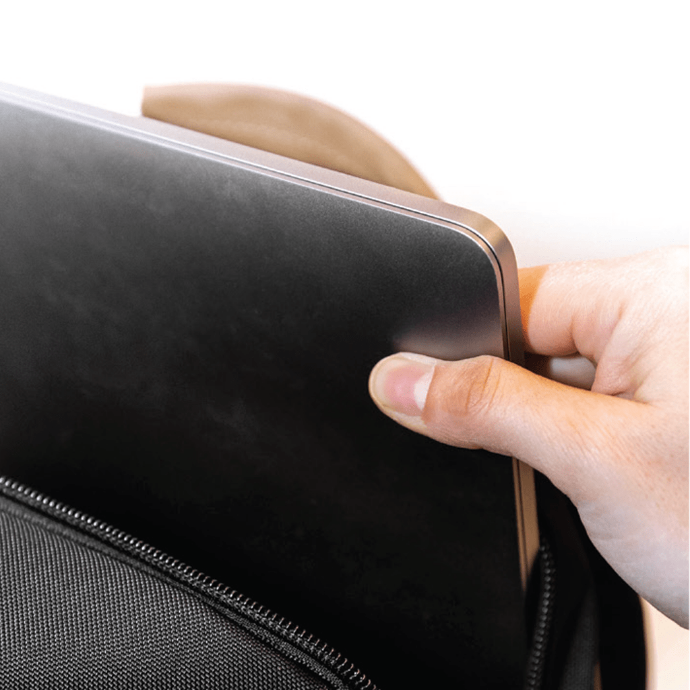 ManCave Workwear | WBP-3 Limited Edition Work Back Pack Laptop inside a WBP-3 Limited Edition Work Back Pack